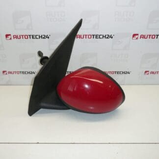 Retrovisor esquerdo vermelho Citroën C1 Peugeot 107 87940-0H010 87940-0H011