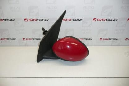 Retrovisor esquerdo vermelho Citroën C1 Peugeot 107 87940-0H010 87940-0H011