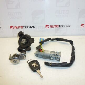 Conjunto de fechadura Peugeot 206 1 chave 4162EW 4162Z1