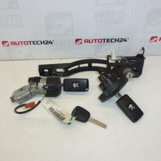 Conjunto de fechaduras 3 chaves Peugeot 307 4162KF 4162KG