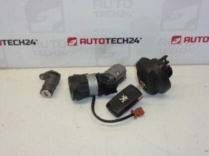 Conjunto de fechaduras 1 chaves Peugeot 307 4162JC 4162KG