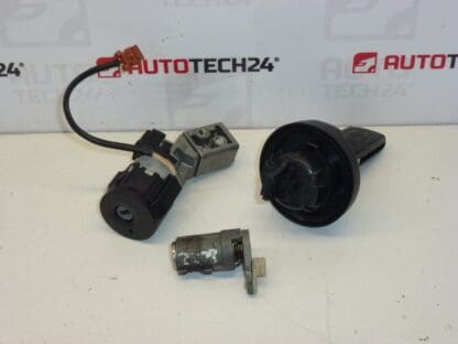 Conjunto de fechaduras 1 chaves Peugeot 307 4162JC 4162KG