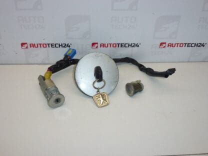 Conjunto de fechaduras Peugeot 206 1 chave 4162EZ 4162NR