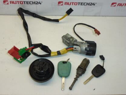 Conjunto de fechaduras Citroën C2 C3 4162AG 4162AH 2 chaves