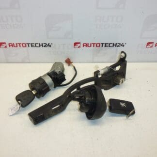 Conjunto de fechaduras 2 chaves Peugeot 307 4162GA 4162KG