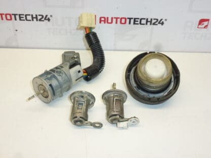 Conjunto de fechaduras + 2 placas Citroën C1 Peugeot 107 1608745780 4162FH