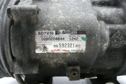 Compressor de ar condicionado Sanden SD7V16 1242 9659232180 - Image 2