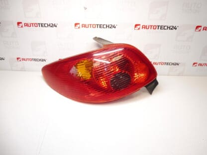 Luz traseira esquerda Peugeot 206 3/5 portas de 7/2003 6350S0