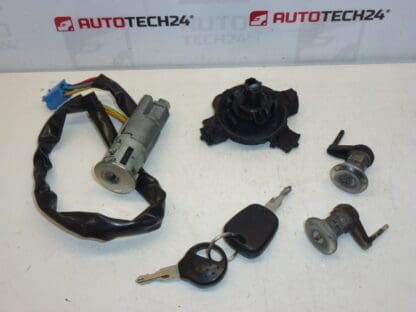 Conjunto de fechadura Peugeot 206 2 chaves 1692330580 4162NR 4162Z1 - Image 2